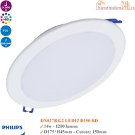 [Genuine Philips] Philips DN027B Ceiling Light 12w 150mm Hole Yellow / White / Neutral Light