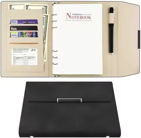 New Binder Notebook Pu Leather Bible Notepad Folder A5 B5 Diary Weekly Planner Agenda Planner Note B