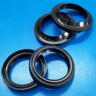 Kawasaki ZXR250 - Fork Oil Seal set + Dust Seal Set ( 4 Pcs) // Fork Oil Seal -2 pcs // Dust Seal -2