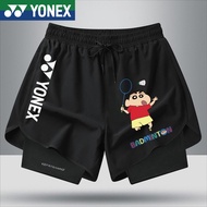 Yonex Shorts 2 In 1 Running Shorts Mesh Fast Dry Shorts Sports Training Shorts