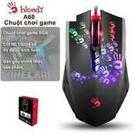 Chuột chơi game tấn công ánh sáng Đẫm Máu A60 8 nút Macro công cụ chơi game BC3332-A 6200 CPI khởi đ