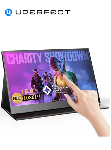 UPERFECT 1080P Portable Gaming Monitor 15.6-inch Touchscreen For Xbox One X Xbox One S PlayStation 4