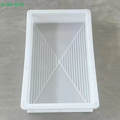 NEW 1Pcs Square Paving Stone Garden Path Art Antique Tile Plastic Mold Courtyard Non-Slip Concrete F