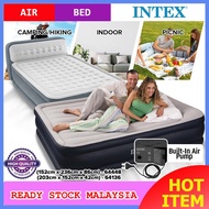 INTEX Dura-Beam Fiber-tech Technology Comfortable Air Bed With Build In Air Pump Katil Tilam Tidur A
