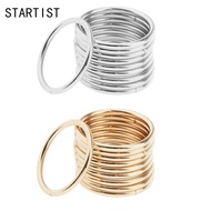 [STARTIST] 10x Metal Round Rings Close Hoops Iron Loop For Dream Catcher Crafts DIY Gifts