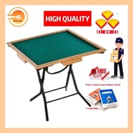 [Ready Stock] HICOOK 3V Heng Ong Huat 3x3 High Quality Fordable Square Mahjong Lami Table With Drawer CNY Relax Game麻将桌子
