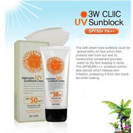 3W CLINIC Sun Block Cream / Collagen Sunscreen / Natural Vita Moist Sunscreen SPF50+ PA+++