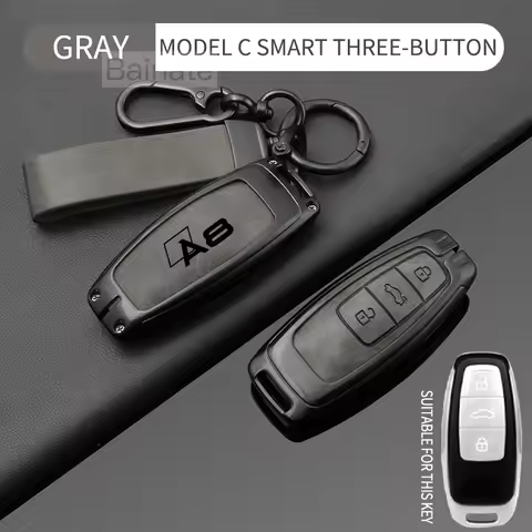 NEW Zinc Alloy Car Key Case Cover, For Audi A8 d3 d4 d5 4h 4n 2011-2023 2025 2026, Remote Control Ke
