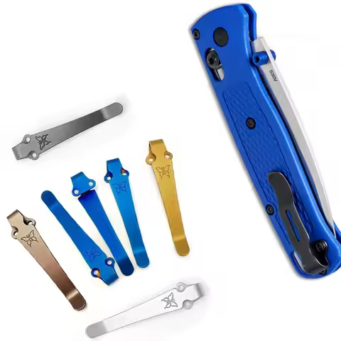 5 Colors Folding Knife Titanium Alloy DEEP Carry Pocket Clip for Benchmade Bugout 535 Griptillian 55