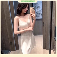 Sleepwear Women Silk Pyjamas Dress Sexy Pajamas Padded M-XXL