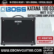 Boss Katana 100 G3 Gen 3 100-watt 1x12 Guitar Combo Amplifier - Evolved Tube Logic 12 Amp Voicings G