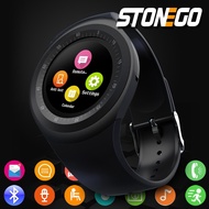 Smart Watch, Bluetooth Smartwatch Round Shape Touch Screen Wrist Watch Unlocked Cell Phone with SIM Card TF Card Slot Sync Calls, Messages and Notifications Waterproof Android Smartwatch for Kids Women Men Boys Girls
