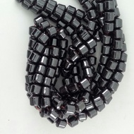 Majuyoo Batu magnet (Rentengan) Tabung Hitam Bahan Untuk membuat Kalung Gelang Kerajinan Tangan DIY 