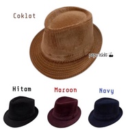 Corduroy Fedora Hat F2 Fedora Hat/ Imported Hat/