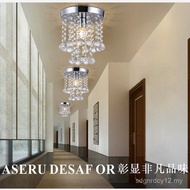 Manufacturer Wholesale Cross-Border Crystal Ceiling Lamp Aisle Lamp Bedroom Foyer Balcony Corridor E