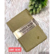 Hijab Segiempat Umama Scarf Glowing Lasercut LC Icon Logo UM Jilbab Pesta Mewah Seragaman Warna Leng