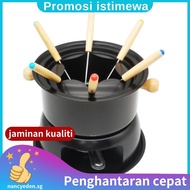 Chocolate Fondue Maker Set Multifunction Carbon Steel Ice Cream Chocolate Cheese Hot Pot Melting Pot