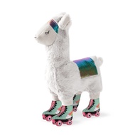 Fringe Studio Llama on Roller Skates Dog Squeaker Plush Toy
