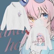 Blue Archive Takanashi Hoshino 3D เสื้อคอกลมคอกลมผลิตจากผ้าคอตตอนสวมใส่สบายระบายอากาศได้ดี (M-3XL)