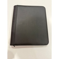 PU leather zip 2x2 Toploader Binder