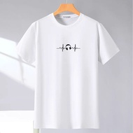 Adult Men's T-shirt Headphone Logo Short Sleeve Men's T-shirt S-5XL