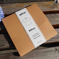 Kraft Box ShirtTT-shirt Clothing Packing Box Kraft Paper Bag Gift Box Brick Tea Box Printablelogo