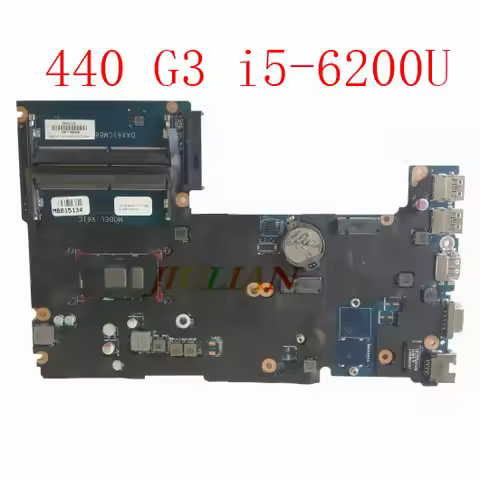 Placa 855656-601 For HP 440 G3 Laptop Motherboard 855656-001 DAX61CMB6C0 REV:C i5-6200U Test Functio