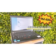💻SECOND HAND💻 LENOVA X230 i5 3TH 4+500GB