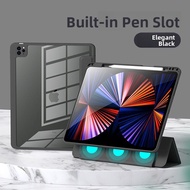 MANJITU | Protective Case with Pen Slot for iPad Pro iPad Air 5 iPad Mini 6 iPad 9th Gen 11 inch