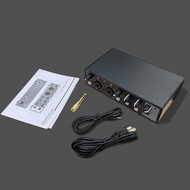 SAKHSHP SZKOSTON External Sound Card USB Audio Interface Preamp 2 In 2 Out - MD22