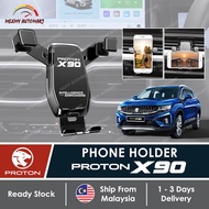 [100%FIT] PROTON X90 Logo Phone Holder Mobile Car Mount Car Accessories Aksesori Kereta Bodykit 2024