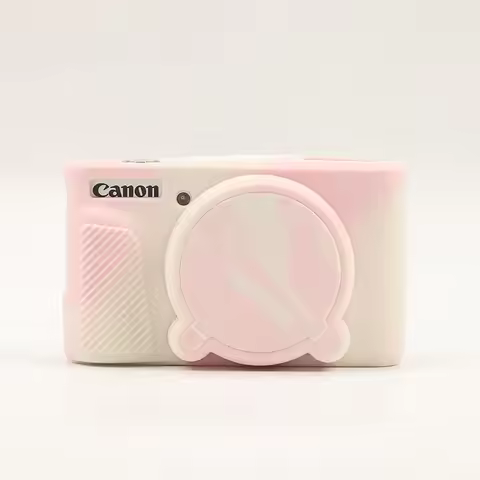 Camera Soft Silicone Skin Cover For Canon PowerShot SX740 HS SX740HS Body Bag Protective Case With L