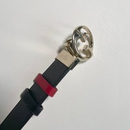 GUCCI reversible belt 雙面黑紅色皮帶 日本中古vintage