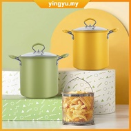 Deep Fryer Pot with Strainer Basket Stainless Steel Deep Fryer Pan with Handle Heat Resistant Deep F
