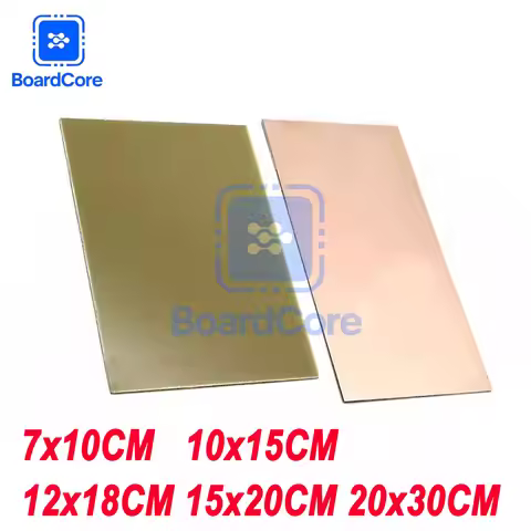 1PC PCB 7x10CM 10x15CM 12x18CM 15x20CM 20x30CM Single Side Copper Clad Plate DIY Universal Prototype