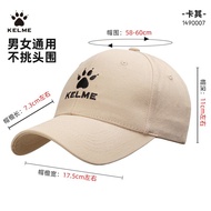Kelme Baseball Cap Sports Trend Mens And Womens 2025 New Summer Outdoor Sunscreen Cap