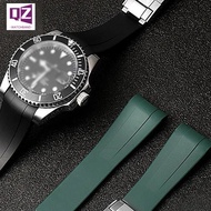 rubber Silicone Watchband 20mm 21mm For submariner DEEPSEA Oysterflex rolex-Strap Watches Band GMT b
