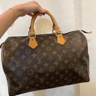 LV 原花Speedy35手提波士頓包M41524