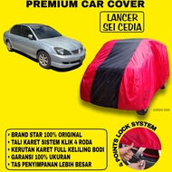 MERAH Body Cover LANCER SEI CEDIA RED BLACK Car Body Cover Lancer Sei Cedia Waterproof PREMIUM