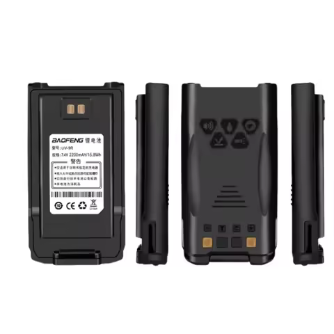 7.4V UV-9R Pro Li-ion Battery Baofeng Walkie Talkie BL-9 Batteria IP68 Waterproof Support Type-C Cha