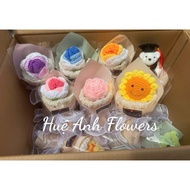 BEAUTIFUL BEAR FACE DRESS IU IU HUE ANH FLOWERS. WITH POCKETS IN CLASSIFICATION