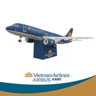 Airbus A320 Vietnam Airlines Commercial Airplane Paper Model