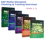 5 books /set] Singapore SAP Maths Olympiad1-6 Grade Mathematical Olympiad Thinking &amp;Training