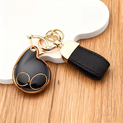 Smart Remote Protective TPU Key Case with Keychain for Honda Toyota | Cobra Alarm 7777 1046 3193 - C
