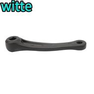 WITTE Bike Left Crank Arm, Left Arm Black Bike Crank Arm, Durable 152mm Hole Distance Aluminum Alloy