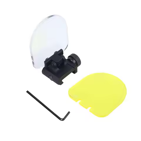 Riflescope Transparent Bulletproof Lens Protector Red Green Dot Sight Lens Cover Foldable Rifle Airs