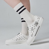 moz 瑞典 駝鹿 雙色洞洞餅乾水鞋 (美麗源於內心)-附鞋扣