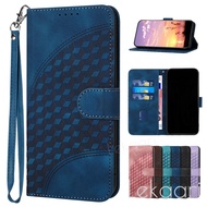 3D Cube Embossed Flip Case for Huawei Nova Y72 Y72s Y63 14 12i 12s 12 11 10 8 6 se 7i 5T 4e 3i 3e Pr