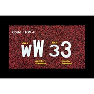 Nombor Plate Kereta 3D Krystal / 3D Crystral Car Number Plate (Code: BW4)