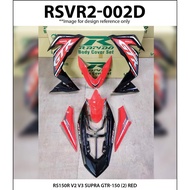 Rapido Cover Set Honda RS150R V1 V2 V3 (2) Yellow Black Blue Red Accessories Motor RS150 (2)